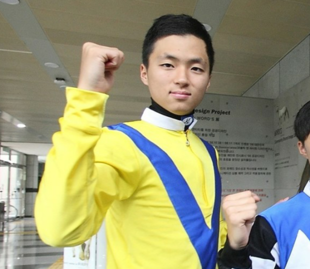 Winning already: Apprentice jockey Lee Yong Ho