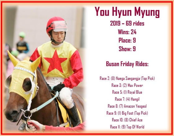 You Hyun Myung rides